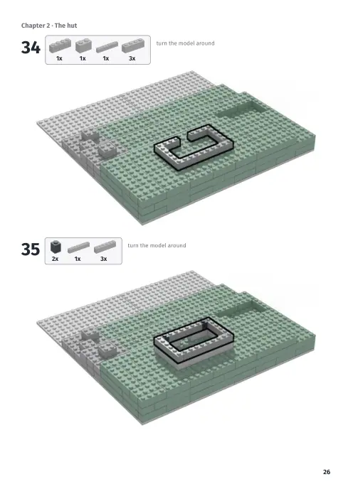 Booklet page 26: Build steps