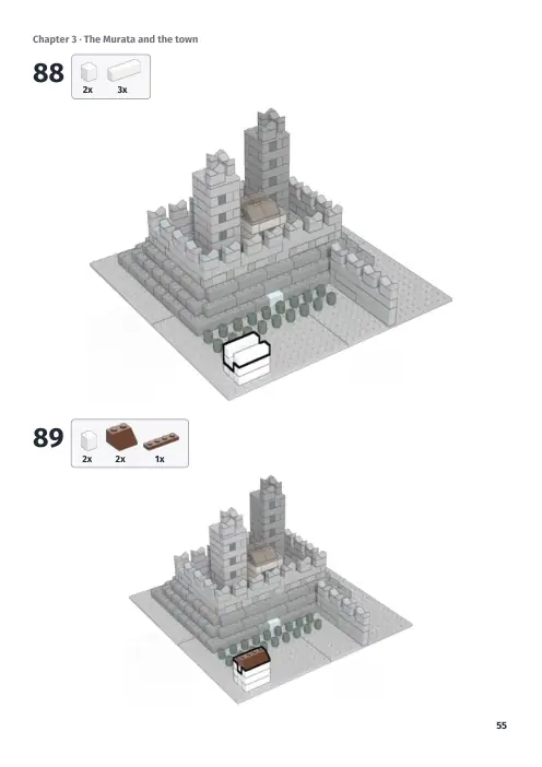 Booklet page 55: Build steps
