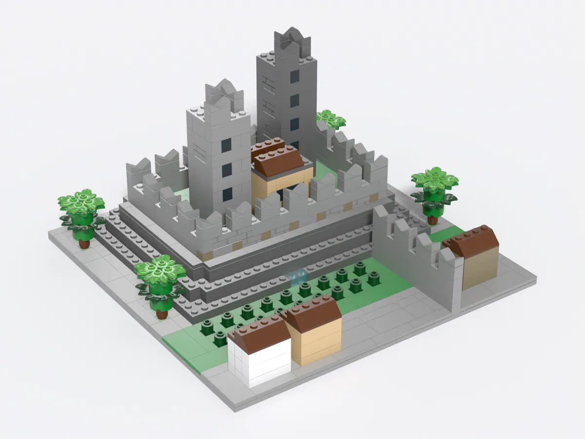 Castelgrande model, front left