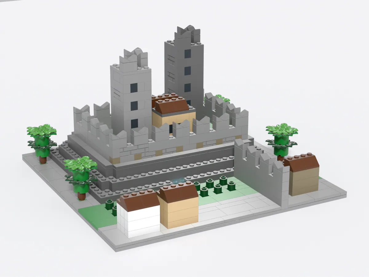 Castelgrande model, hero view