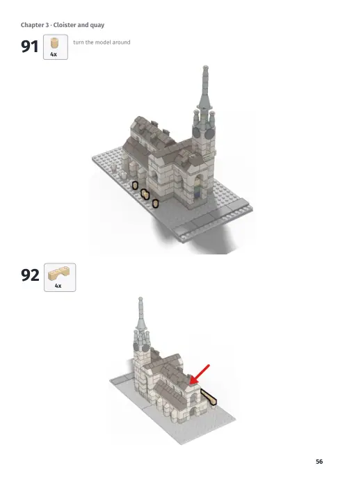 Booklet page 56: Build steps