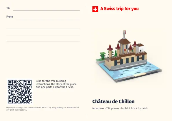Gift card for Château de Chillon