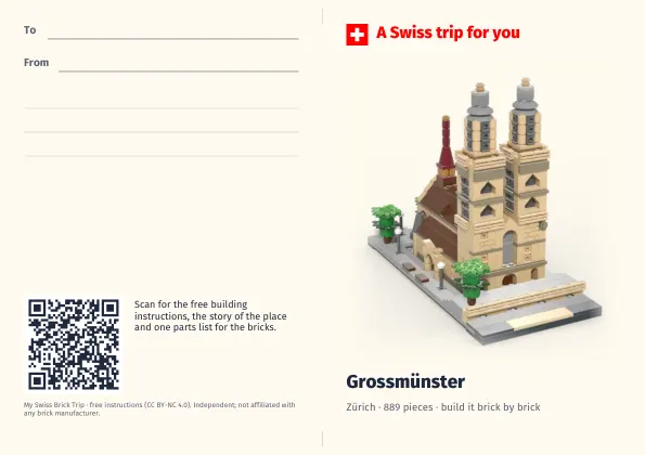 Gift card for Grossmünster