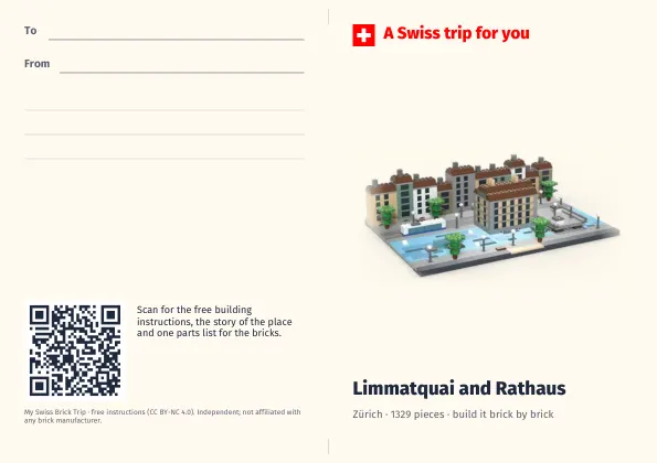 Gift card for Limmatquai and Rathaus
