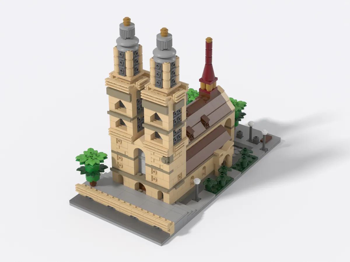 Grossmünster model, front right