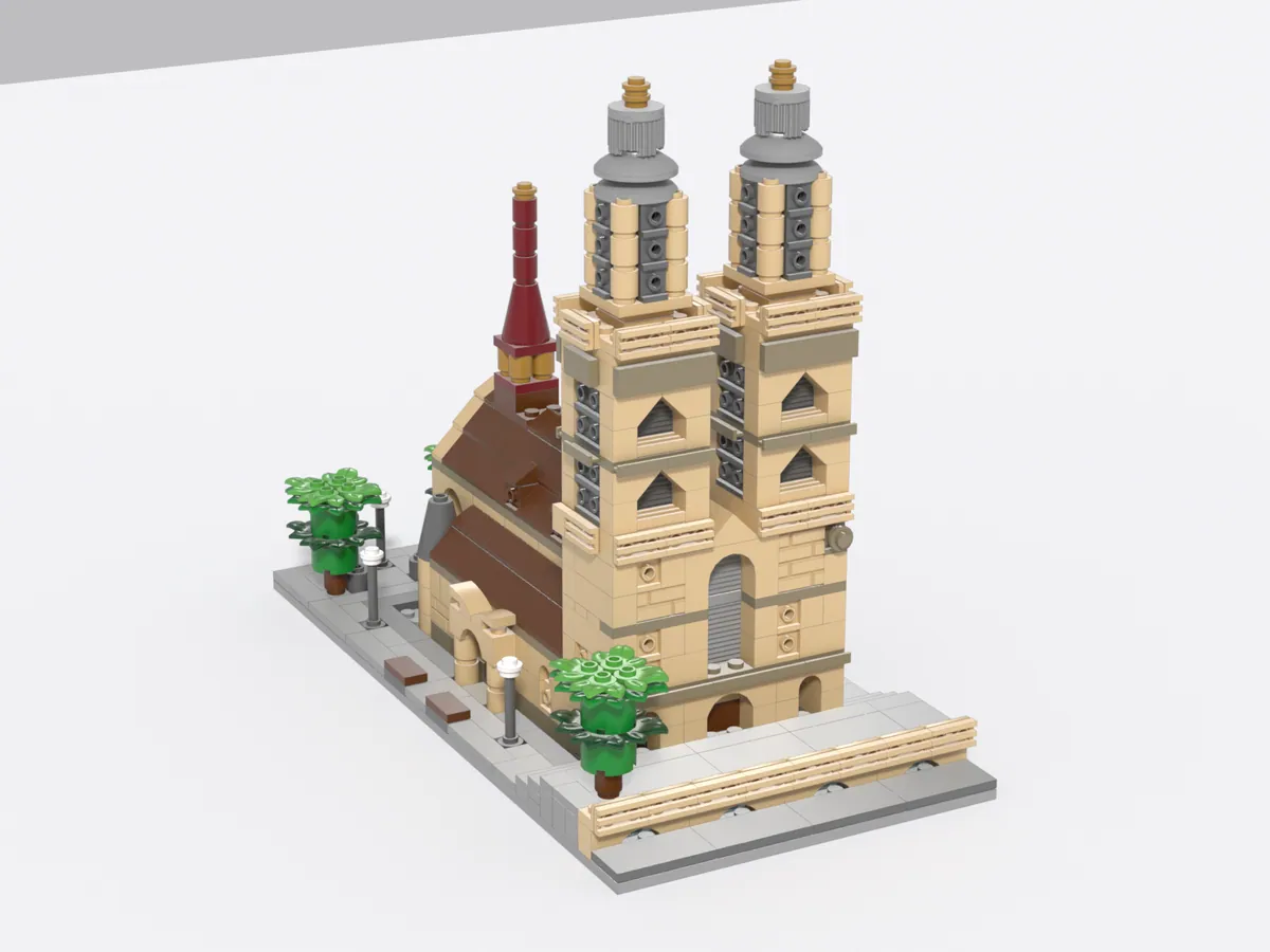 Grossmünster model, hero view
