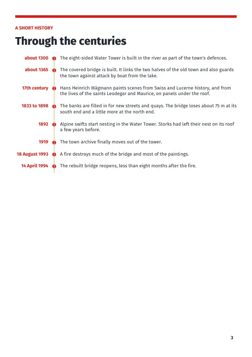 Booklet page 3: A short history