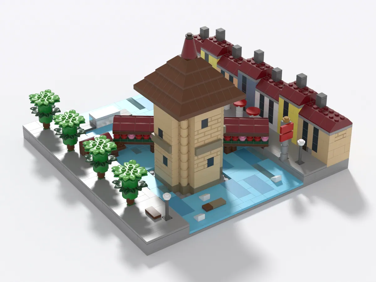 Kapellbrücke and Wasserturm model, hero view