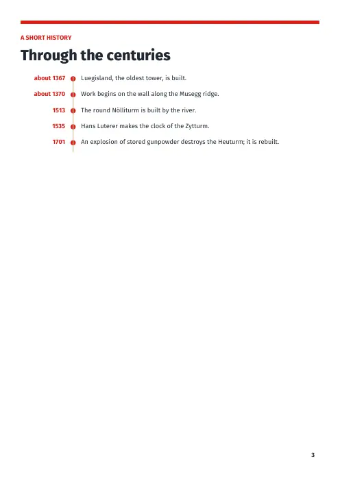 Booklet page 3: A short history
