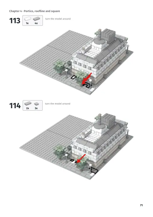 Booklet page 71: Build steps