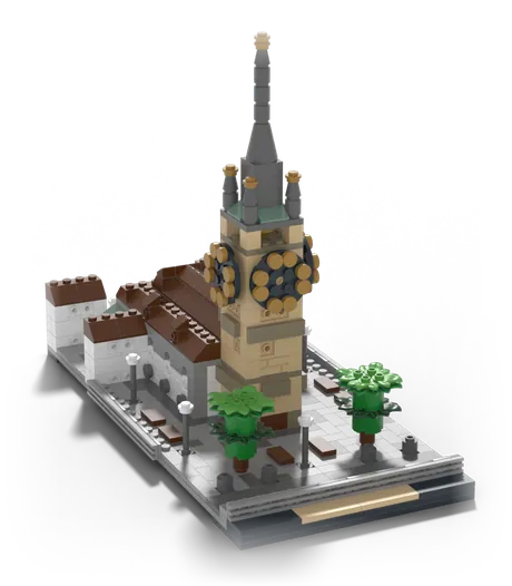 Brick-built model of the St. Peter