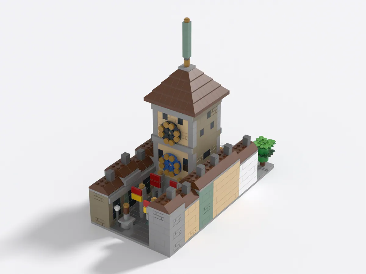 Zytglogge model, back left